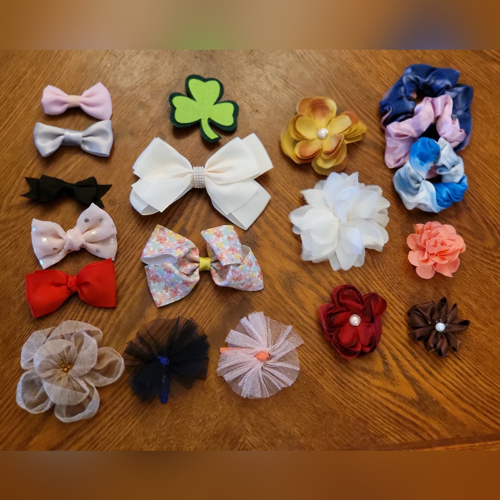 19 pc assorted hair accessories